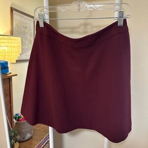 Loft Burgundy Skirt